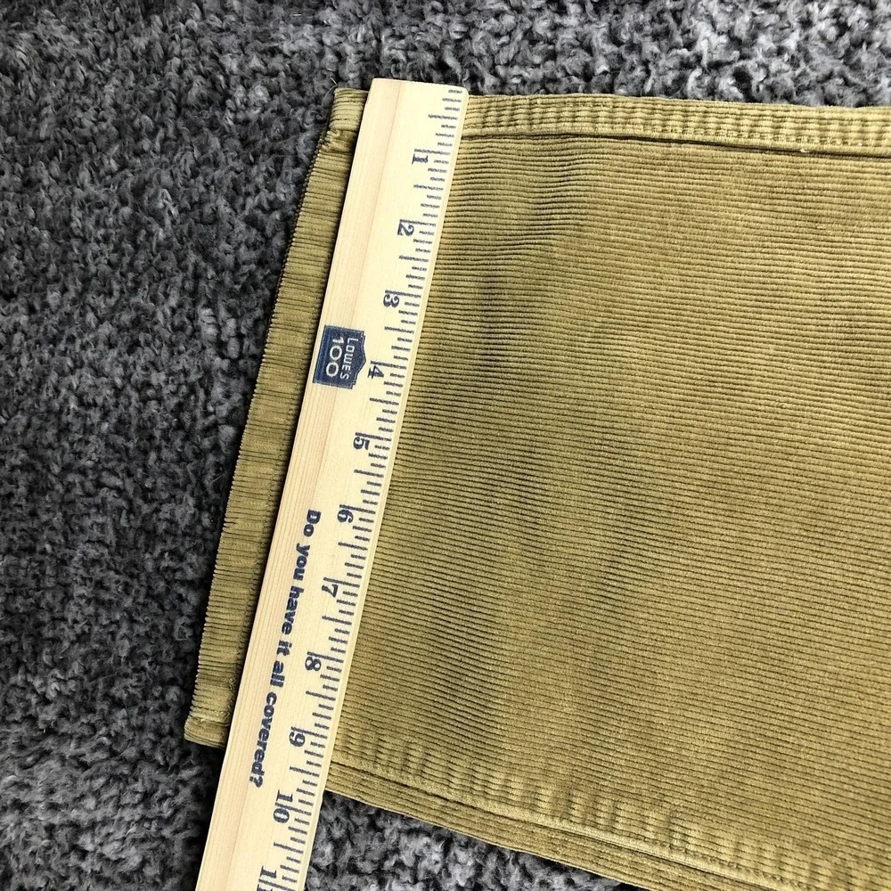 L.L. Bean‎ Pants Mens 38x30 Brown Corduroy Straight 5 Pocket Casual Khakis
